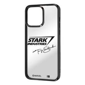 iPhone 14 Pro Max スマホ ケース カバー マーベル スターク インダストリーズ メタリック Marvel キャラクター グッズ TPU ソフト 傷に強い 耐衝撃 頑丈 丈夫 強い ストラップホール 付