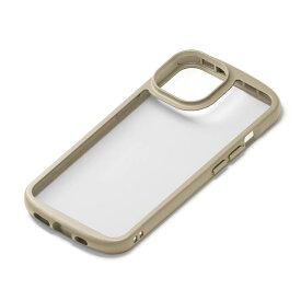 iPhone 14 Plus クリア ケース ベージュ カバー スマホケース おしゃれ かわいい 背面 透明 MagSafe対応 アイフォン アイホン プラス PGA PG-22RPT02BE