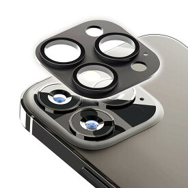 IPhone 14 Pro 14 ProMax カメラ フィルム ブラック 黒 一体型 フル プロテクター 保護 レンズ シート スマホ フィルム シート アイフォン アイホン プロ マックス PGA PG-22SCLG04BK