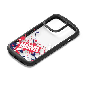 iPhone 14 Pro �N���A �P�[�X �}�[���F�� MARVEL ���S �J�o�[ �X�}�z�P�[�X ������� ���킢�� �w�� ���� �y���L�� �X�v���b�V�� MagSafe�Ή� �A�C�t�H�� �A�C�z�� �v�� �ϏՌ� ��� PG-DPT22Q20MVL
