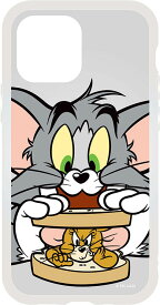 トムとジェリー iPhone 14ProMax 13ProMax クリア ケース カバー スマホケース 背面 透明 おしゃれ かわいい サンドイッチ キャラクター グッズ トム ジェリー 可愛い オトナ 大人 アイフォン 耐衝撃 頑丈 IIIIfit