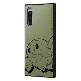 Xperia 10 IV ケース ポケモン モクロー サトシ グリーン カーキ かわいい おしゃれ シンプル エアクッション ストラップホール スクエア 衝撃に強い 衝撃吸収 キャラクター グッズ ポケットモンスター Pocket Monster Pokemon SO-52C SOG07