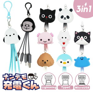 [dP[u if[d USB type-C Lightning microUSB [q 3in1 [d }`P[u   L[z_[ iPhone xmR E L ԃX}C S RA |eg no[