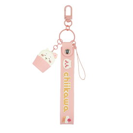 ちいかわ ストラップ スマホ キャラクター グッズ ハチワレ うさぎ モモンガ 3D マスコット 立体 アクセサリー チャーム キーホルダー CK-50