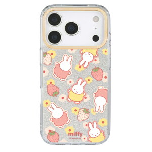 ~btB[ iPhone17Pro P[X NA miffy LN^[ ObY X}z Jo[ Jt[ Ci[V[gtdl iPhone 2025 6.3inch 3 ACz ACtH CameraFrame MF-635