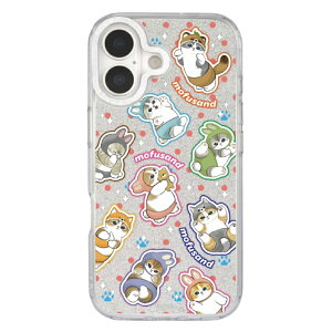 ���t�T���h iPhone17 �P�[�X �N���A mofusand �L�����N�^�[ �O�b�Y �X�}�z �J�o�[ �J�����t���[�� �C���i�[�V�[�g�t�d�l iPhone 2025 6.3inch 2�� �A�C�z�� �A�C�t�H�� CameraFrame MOFU-101