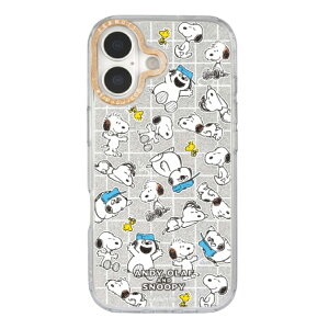 スヌーピー iPhone17 ケース クリア ピーナッツ オラフ キャラクター グッズ スマホ カバー カメラフレーム インナーシート付仕様 iPhone 2025 6.3inch 2眼 アイホン アイフォン CameraFrame SNGG-178