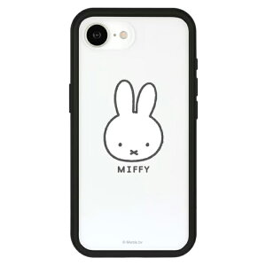 �~�b�t�B�[ iPhone17e iPhone16e �P�[�X �N���A ������ miffy �L�����N�^�[ �O�b�Y �X�}�z �J�o�[ �G�A�N�b�V���� �n�C�u���b�h �ϏՌ� 6.1inch 1�� �A�C�z�� �A�C�t�H�� �}�b�g�N���A MF-676