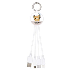 bN} [d P[u Type-C Type-A Lightning microUSB LN^[ ObY X}z [d  R[h  }`[dP[u Rilakkuma GRC-366