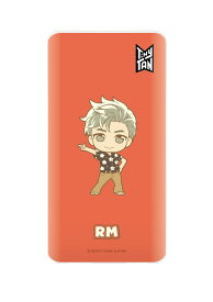 BTS TinyTan モバイルバッテリー 充電 メンバー別 キャラクター グッズ RM Jin SUGA J-Hope Jimin V JungKook 4000mAh リチウムイオンポリマー 充電器 2.1A 持ち運び 携帯 旅行 出張 緊急 TNT-05