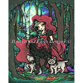 クロスステッチ キット 上級者 全面刺し HAED(Heaven And Earth Designs) - Mini Red Riding Hood