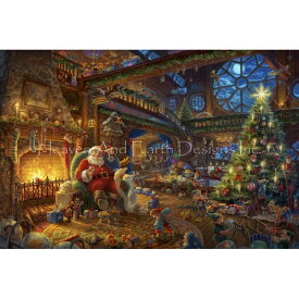 クロスステッチ キット[HAED]Santa’s Workshop TK 25ct 18ct- Heaven And Earth Designsトーマスキンケード 上級者 全面刺し クリスマス レギュラー ミニ Color Expansion