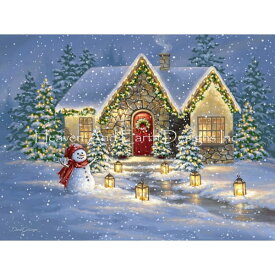 クロスステッチ キット 限定版Christmas Light Lane 25ct-Heaven And Earth Designs(HAED)上級者 全面刺し　クリスマス