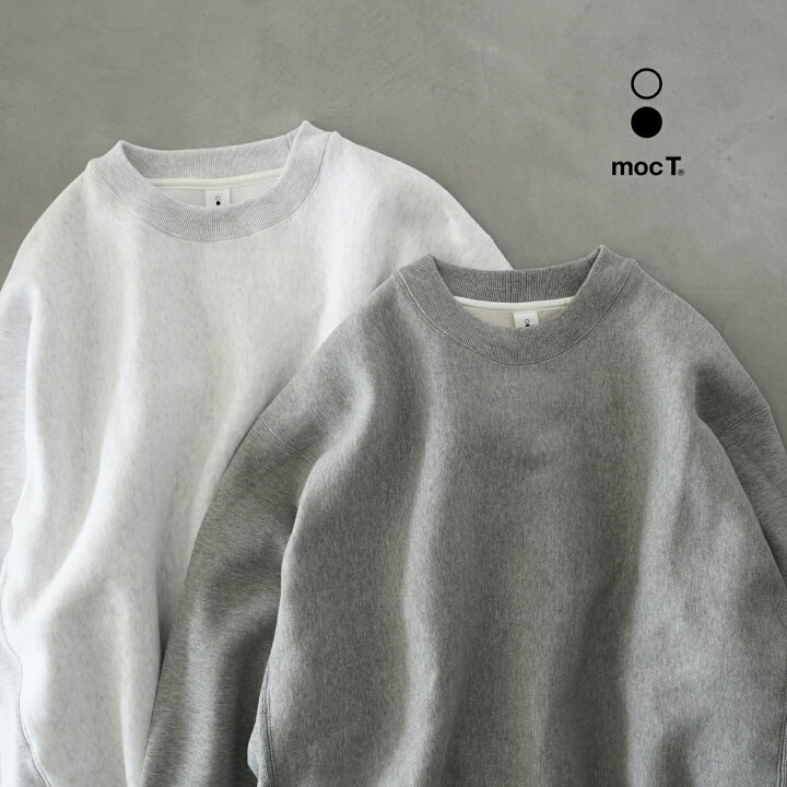 楽天市場】モクティ mocT ヘビーフリース クルーネック プル