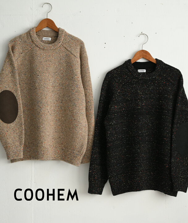 楽天市場】コーヘン COOHEM カラー ネップ ニット プルオーバー 