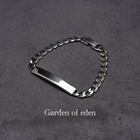 ガーデンオブエデン Garden of Eden ブレスレット ID BRACELET L シルバー925 アクセサリー メンズ レディース 22AW022 【送料無料】1214