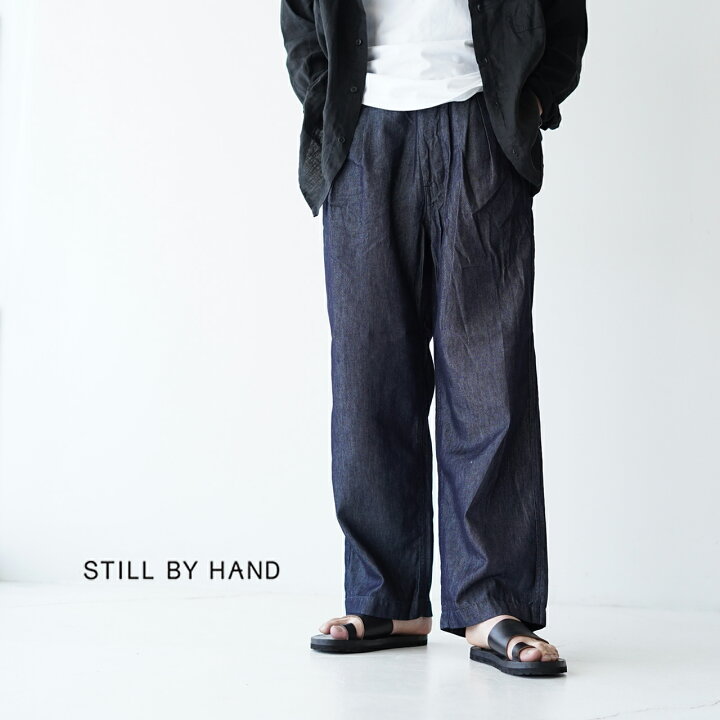 楽天市場】スティルバイハンド STILL BY HAND ワイドパンツ デニム 