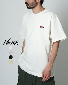 ナンガ NANGA エコ ハイブリッド ボックス ロゴ エンブロイダリー Tシャツカットソー ECO HYBRID BOX LOGO EMBROIDERY TEE メンズ レディース NW2411-1G804-A【送料無料】0415