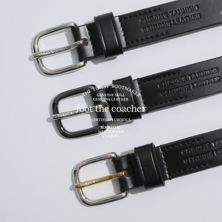 楽天市場】フットザコーチャー foot the coacher クロムレザー ベルト 
