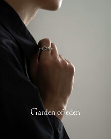 ガーデンオブエデン Garden of Eden オーバル リンク リング oval link ring シルバー925 ボリューム 指輪 アクセサリー メンズ レディース 23SS0090804 ギフト