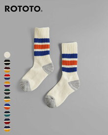 ロトト ROTOTO コース リブド オールドスクール クルー ソックス COARSE RIBBED OLDSCHOOL CREW SOCKS 靴下 レッグウェア レディース メンズ R1255 0123