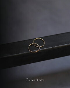 �K�[�f���I�u�G�f�� GARDEN OF EDEN 9K�~�j�}�������O �����Y ���f�B�[�X 9K minimal ring (1.5mm) �w�� �A�N�Z�T���[ �S�[���h 25SS83 0721