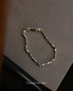 �K�[�f���I�u�G�f�� GARDEN OF EDEN �`�F�[���u���X���b�g �����Y ���f�B�[�X HES CHAIN BRACELET �A�N�Z�T���[ �W���G���[ �V���o�[925 �M�t�g ED25AW-009 0721