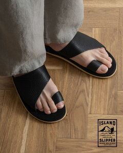 �A�C�����h�X���b�p ISLAND SLIPPER ���U�[ �X���C�h�T���_�� �X�g���b�v �g���O �����Y �u���b�N SLIDE PTS704BH 0622