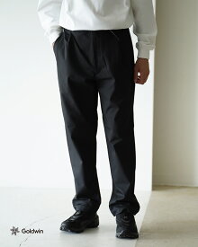 ゴールドウイン Goldwin ワンタック テーパード ストレッチパンツ メンズ One Tuck Tapered Stretch Pants イージーパンツ 定番 人気モデル ソロテックス 撥水 ベルテッド GL75177 0830