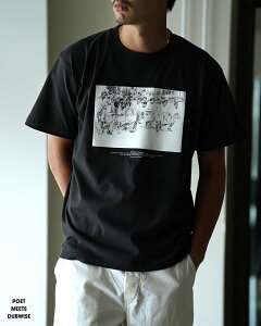 �|�G�g�~�[�c�_�u���C�Y POET MEETS DUBWISE ���� �t�H�gT�V���c ���j�Z�b�N�X BIRMINGHAM CAMPAIGN Photo T-Shirt �N���[�l�b�N �J�b�g�\�[ ���S �v�����g YBKTS-0617 0831 xp10