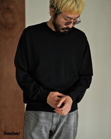 ヨネトミ Yonetomi ニューベーシック NEW BASIC ベーシック ニット ユニセックス HIGH TWIST WOOL KNIT P/O ハイツイストウール セーター プルオーバー 長袖 薄手 95-254-010 0910