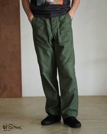 【ポイント10倍】オアスロウ orSlow アーミー ファティーグ パンツ レギュラーフィット メンズ レディース US ARMY FATIGUE PANTS (REGULAR FIT) 01-5002 0920 xp10