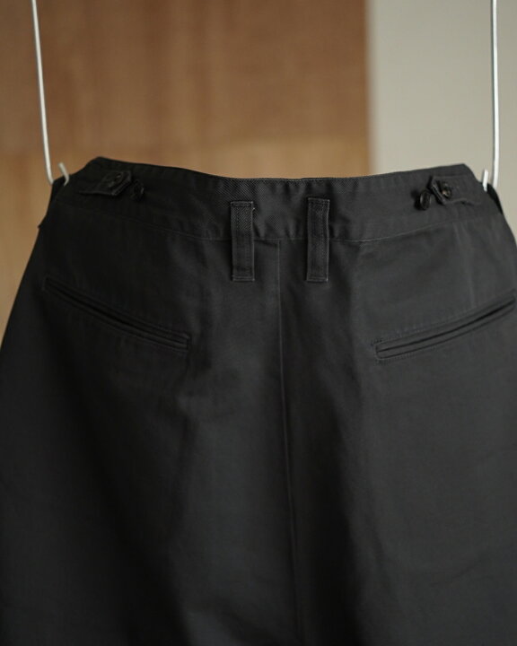 ポータークラシック ケンドウワイドパンツ 切替 ネイビー系 ブラック L  