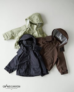 yԌ|Cg15{zOhLjI GRAND CANYON LbYVFWPbg fB[X Y RN[ 3C[ VFWPbgAE^[ 3w  t[ht KIDS SHELL JACKET 25AW-GC-KW