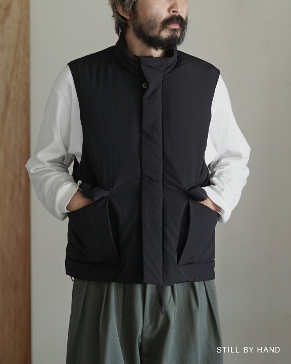 楽天市場】スティルバイハンド STILL BY HAND スタンドカラー パデッド 