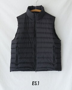 �y�A�E�g���b�g�I30%OFF�z�G�X�A�C ES.1 �~�h���_�E���x�X�g �����Y Middle Down Vest 800FLP �L���g �z���C�g�_�b�N�_�E�� �ۉ��� �y�� D007 �y�� �ۉ��� ���� ���b�v�X�g�b�v ���̃V���G�b�g �W�� ��