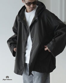 【期間限定！15%OFFクーポン】ナイジェルケーボン Nigel Cabourn ガンナージャケット タスランナイロン メンズ GUNNER JACKET TASLAN NYLON 80510030001 ミリタリーパーカ ジップアップ フード 1107 xp10