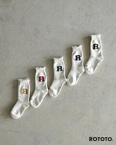 ���g�g ROTOTO ���t�B�[ �X�E�F�b�g�\�b�N�X R ���S �����Y ���f�B�[�X RAFFY SWEAT SOCKS R LOGO �C�� R1552 �M�t�g