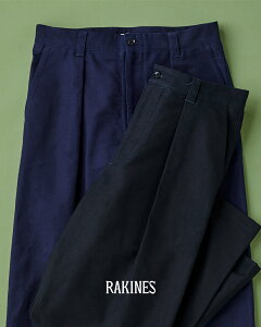 ���L�l�X RAKINES �C���f�B�S ���[���X�L�� ���C�h �X�g���[�g �X���b�N�X �p���c �����Y Indigo mole skin - Stam �����^�b�N �g���E�U�[ �t�������O�X �{�g���X �l�C�r�[ �u���[ 13S25HN271P 0405 xp10
