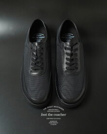 【期間限定ポイント10倍】フットザコーチャー foot the coacher ベーシックスニーカー メンズ BASIC SNEAKERS 靴 シューズ 厚底 ネイビー 紺 FTC2512022 xp10