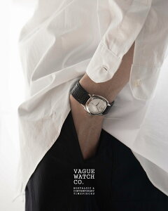 ���@�[�O�E�H�b�`�J���p�j�[ VAGUE WATCH Co. �r���v �����Y ���f�B�[�X Coussin Sophie Dress Lizard 1920�N�� �A���e�B�[�N�� ���U�[�h�x���g ���� �M�t�g �u���b�N ���J �_�[�N�u���E�� CO-010-SS 0614