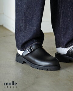 ���[���V���[�Y molle shoes �G���W�j�A �T���_�� �����Y ���f�B�[�X ENGINEER SANDAL �R���t�H�[�g�T���_�� �o�b�N�� �x���g 2WAY �u���b�N �� MLS210301-23 0106�y���r���[���Ώہz