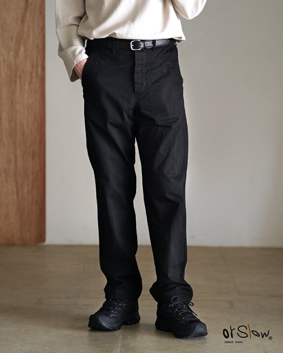 楽天市場】オアスロウ orSlow フレンチワークパンツ FRENCH WORK PANTS 