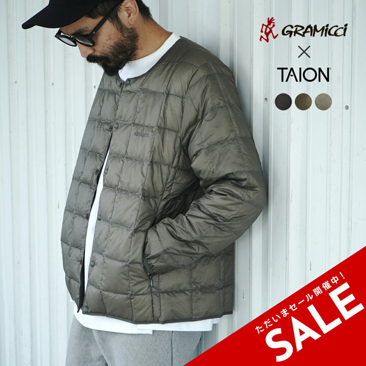 楽天市場】タイオン グラミチ TAION GRAMICCI インナーダウン 
