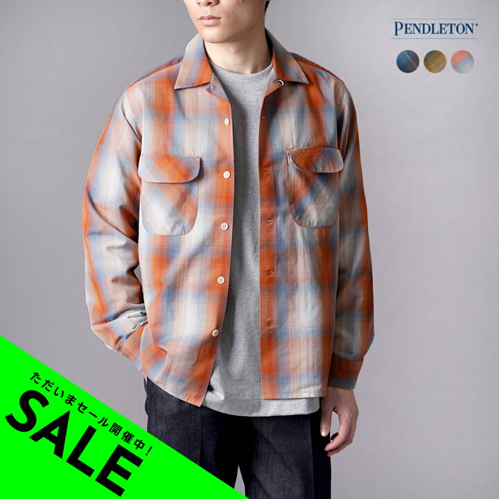 楽天市場】【SALE！50%OFF】ペンドルトン PENDLETON オープンカラー 