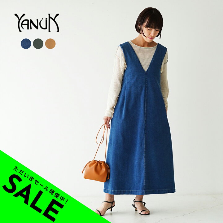 楽天市場】【アウトレット！30%OFF】ヤヌーク YANUK DENIT サロペット 