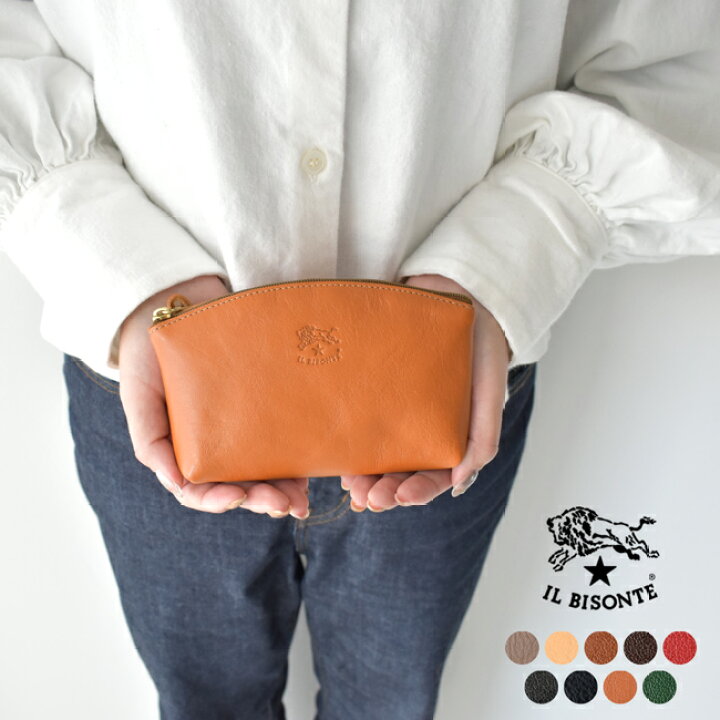 楽天市場】イルビゾンテ IL BISONTE コンパクト ジップ レザー 