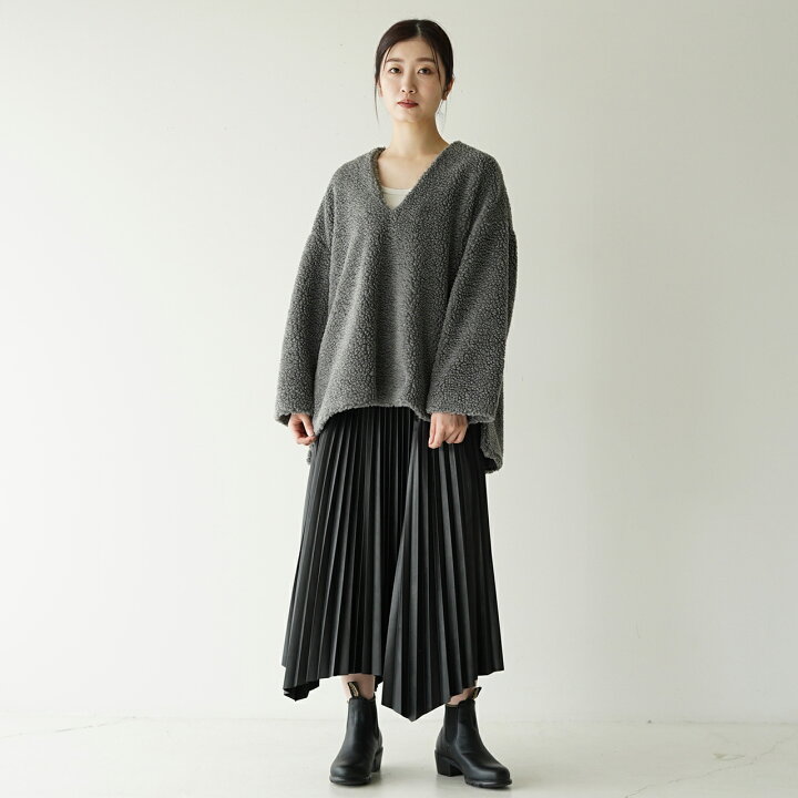 楽天市場】サクラ SACRA エコ レザー プリーツスカート レディース  