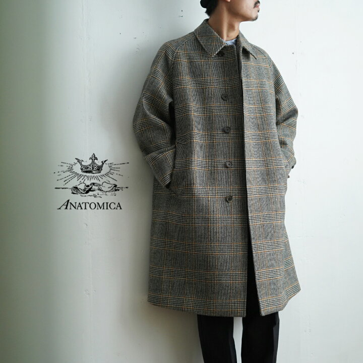 楽天市場 アナトミカ Anatomica シングル ラグラン コート メンズ アウター チェック Aライン 日本製 530 562 02 Single Raglan Coat Iv 送料無料 0818 Crouka クローカ