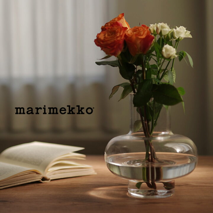楽天市場 マリメッコ Marimekko Umpu Vase フラワーベース 花びん インテリア ガラス クリア 透明 4 送料無料 00 Crouka クローカ